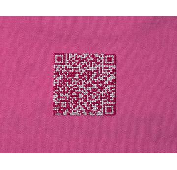 Stickomanin QR-Code | 10 x 10 cm Stickrahmen | Artikelnummer: 4546-7026-8088