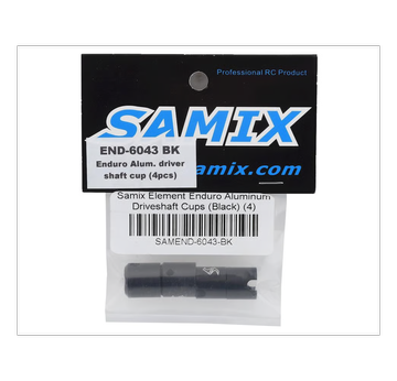 Samix Alum. Antriebswelle Endkappen 4Stk. schwarz Enduro | z.b. für Enduro RC | Artikelnummer: SAMIXEND-6043BK