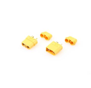 CS XT90 Goldverbinder 4mm Stecker + Buchse mit Kabelführung -1Paar- verpolsicher C180789 |  | Artikelnummer: C180789