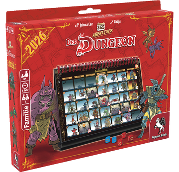 365 Abenteuer – Der Dungeon [Edition 2026] | Pegasus Spiele | Artikelnummer: 4250231742347