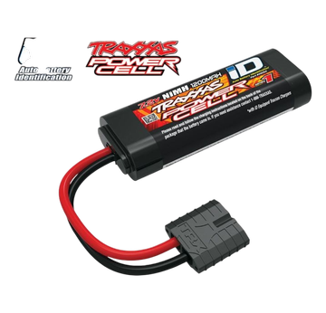 NIMH AKKU POWER-SERIE 7,2V MIT ID-STECKER 6Z 1200MAH STICK (1:16) Traxxas 2925X | zb. für:E-Revo 1/16 | Artikelnummer: TRX2925X