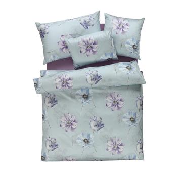 Feinsatin Bettwäsche Smilla blau | 160x210cm | Artikelnummer: 50.298.02 blau