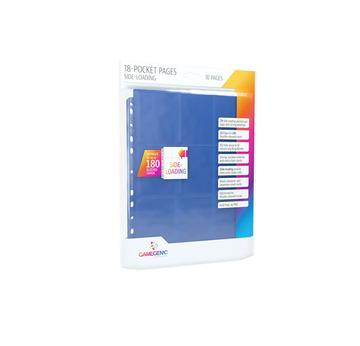 Sideloading 18-Pocket Pages 10 pcs pack Blue | Gamegenic | Artikelnummer: 4251715403259