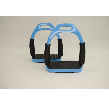 Hellblaue Flexi Sicherheitssteigbügel  | hellblau | Artikelnummer: AMI-1013 10cm