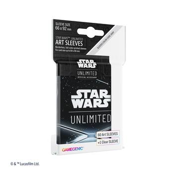 Star Wars: Unlimited - Art Sleeves - Card Back Black | GAMEGEN!C | Artikelnummer: 4251715416662