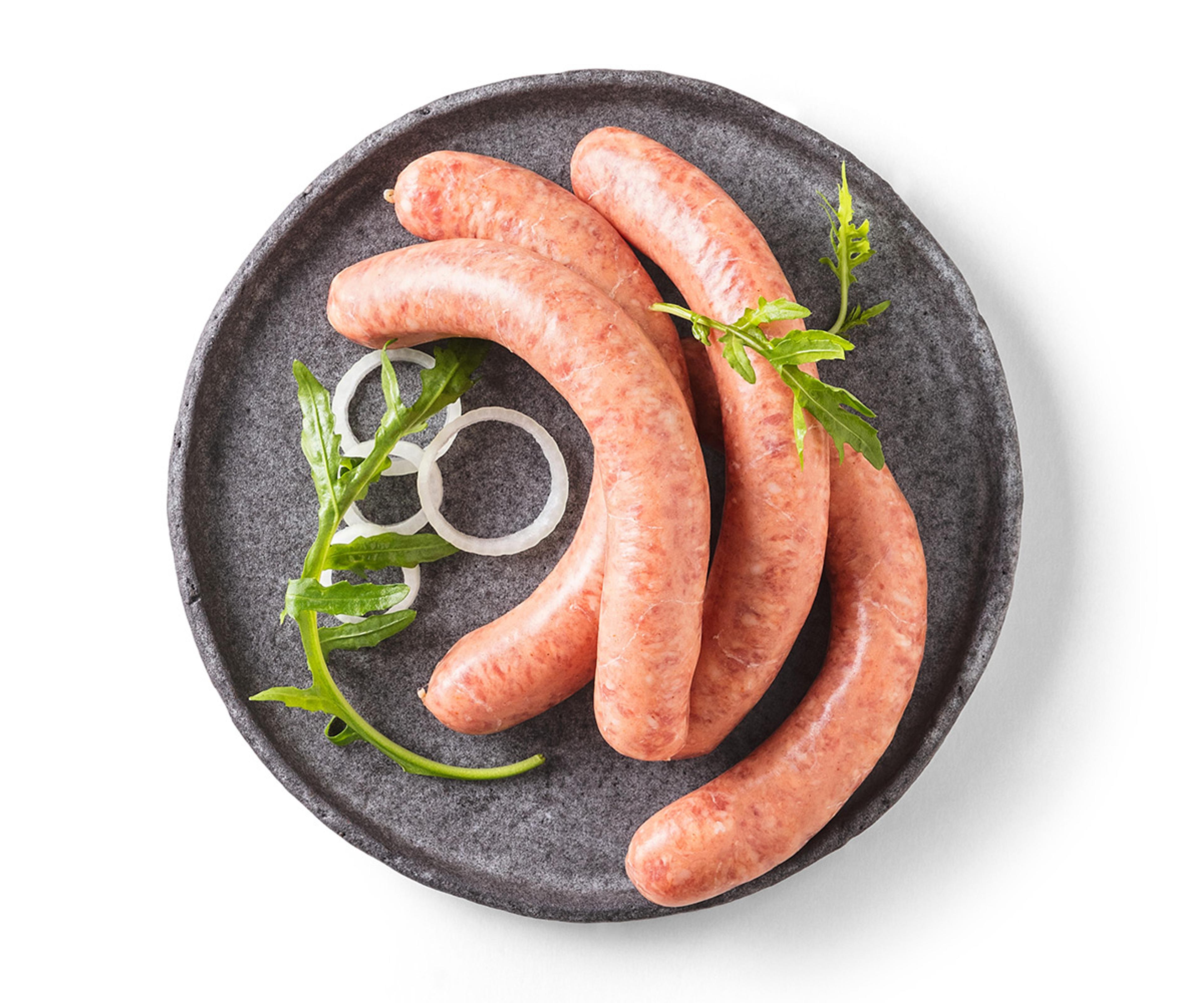 Frische Bio-Bratwurst