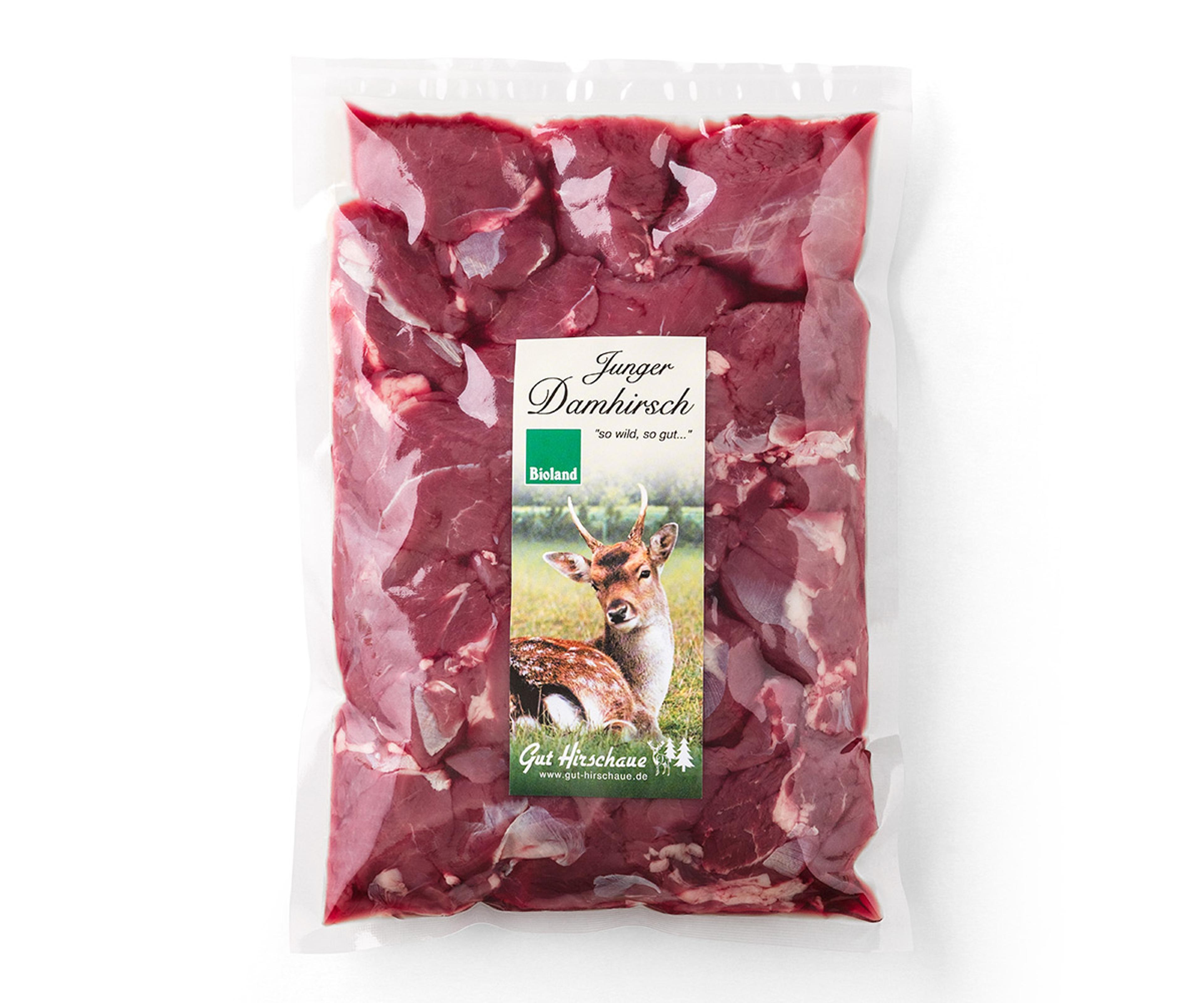Bio Gulasch vom Damwild
