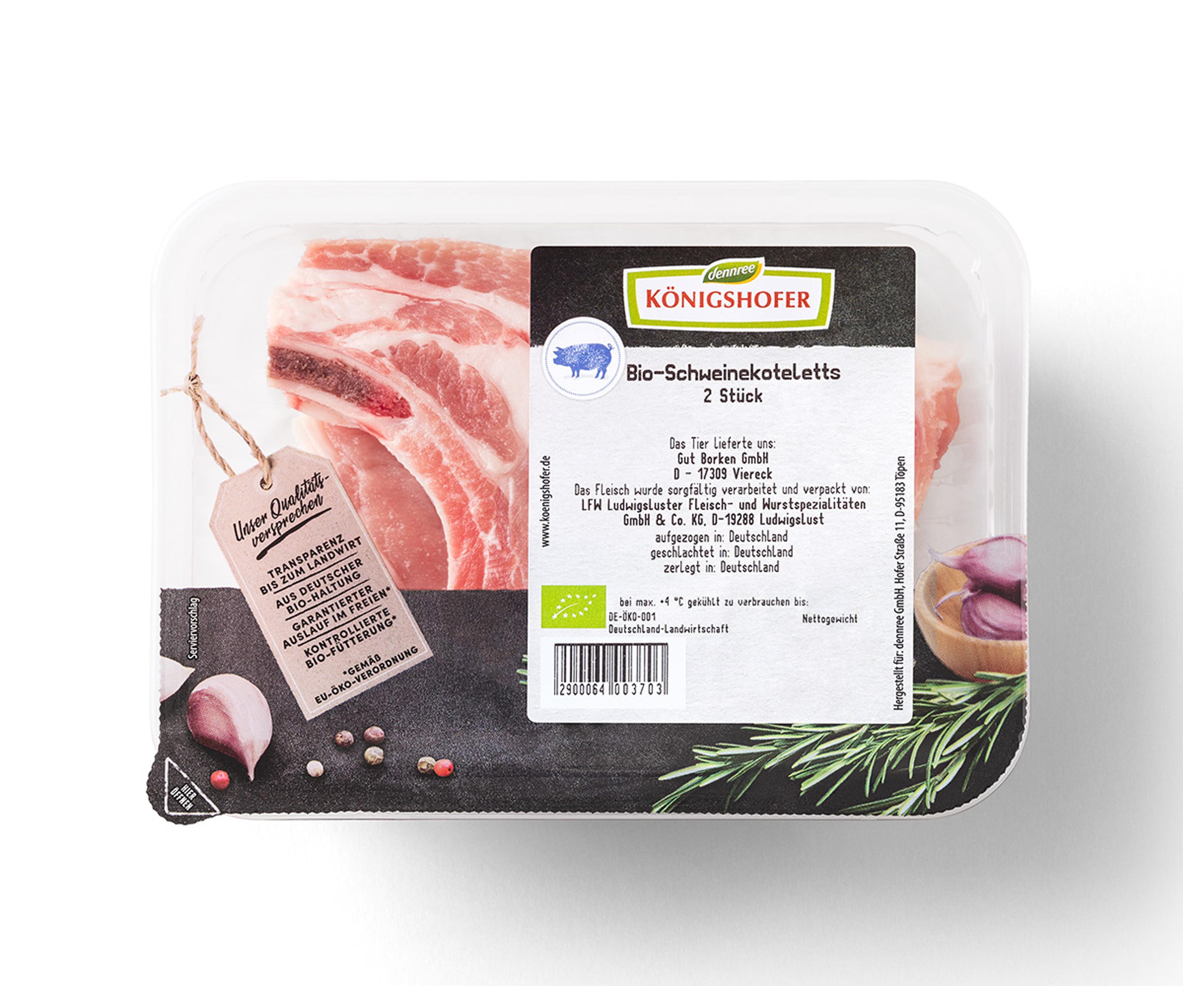 Bio-Schweinekotelett