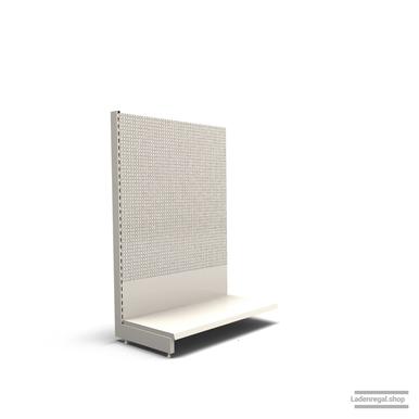 Ihr individuelles Lochrückwandregal | H 160 cm | B 100 cm | T 57 cm | 0 FB | RAL 9001 | Artikelnummer: AF-100-160-57-0-37-LRW-J