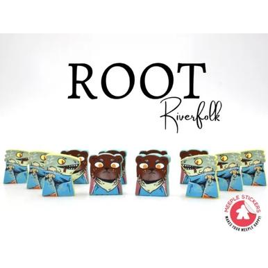 Root - Die Flussvolk-Erweiterung Meeple Sticker | Meeple Stickers | Artikelnummer: 5999573830020