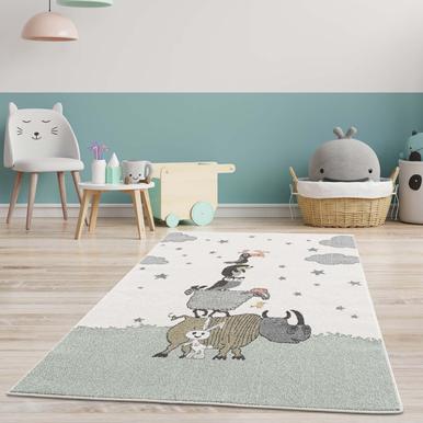 Anime Teppich 80 x 150 cm |  | Artikelnummer: anime-9394-green-80x150