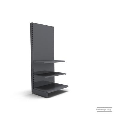 Ihr individuelles Wandregal | H 180 cm | B 66,5 cm | T 57 cm | 2 FB T 47 cm | RAL 7015 | Artikelnummer: AF-665-180-57-2-47-S