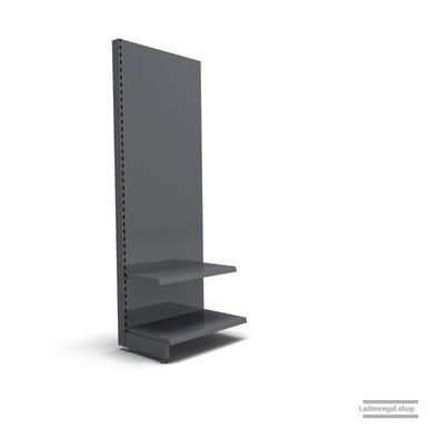 Ihr individuelles Wandregal | H 210 cm | B 66,5 cm | T 47 cm | 1 FB T 37 cm | RAL 7015 | Artikelnummer: AF-665-210-47-1-37-S