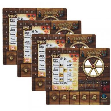 Tiny Epic Pirates: Player Mat Sets (Pack of 4) | Erweiterung - Gamelyn Games | Artikelnummer: 728028493214