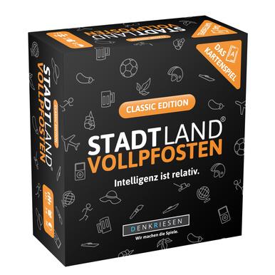 STADT LAND VOLLPFOSTEN: Das Kartenspiel – Classic Edition | DENKRIESEN | Artikelnummer: 4260528090518