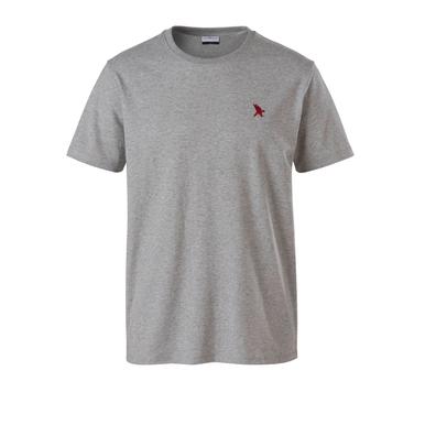 T-Shirt Black Falcon | Farbe: hellgrau / 100% Baumwolle (200 gr) | Artikelnummer: TS-4001-19-F-1181-S