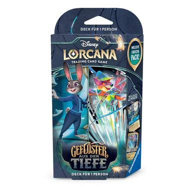 Disney Lorcana - Geflüster aus der Tiefe Starter Deck - Saphir & Stahl | Ravensburger | Artikelnummer: 4050368987778