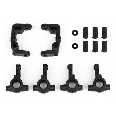 Team Associated RC10B6.4 -1mm Scrub Caster and Steering Blocks | Für B6.4 | Artikelnummer: AE91901