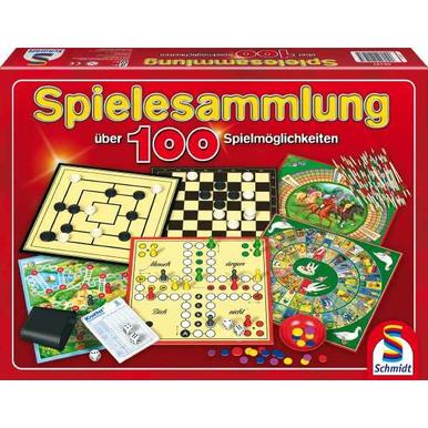 Spielesammlung, 100 Spielmöglichkeiten | Schmidt Spiele | Artikelnummer: 4001504491475