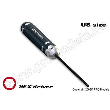 Xenotools - Innensechskant-Schraubendreher 7/64 - PRO - 1 St  | XT-021764  | Artikelnummer: 5413911168397