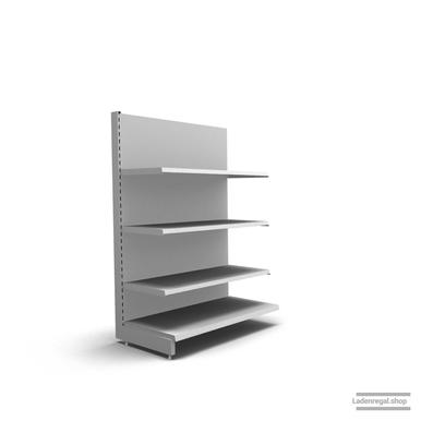 Ihr individuelles Wandregal | H 160 cm | B 100 cm | T 57 cm | 3 FB T 47 cm | RAL 7035 | Artikelnummer: AF-100-160-57-3-47-L