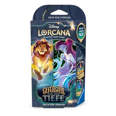 Disney Lorcana - Geflüster aus der Tiefe Starter Deck - Bernstein & Smaragd | Ravensburger | Artikelnummer: 4050368987730
