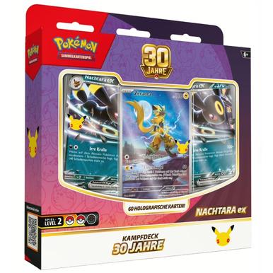 Pokémon 30 Jahre Kampfdeck Nacht | voraussichtlich lieferbar ab 30.10.2026 | Artikelnummer: 0196214147300b