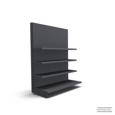 Ihr individuelles Wandregal | H 180 cm | B 125 cm | T 57 cm | 3 FB T 37 cm | RAL 7015 | Artikelnummer: AF-125-180-57-3-37-S