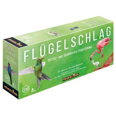 Flügelschlag: Mittel- und Südamerika - Erweiterung | Feuerland Spiele - voraussichtlich lieferbar ab August 2026 | Artikelnummer: 4260705310590