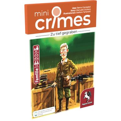 MiniCrimes - Zu tief gegraben | Pegasus Spiele | Artikelnummer: 4250231741586