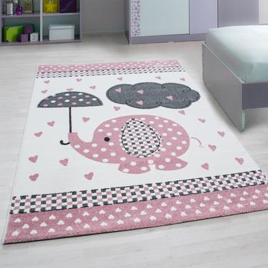 Kids Teppich 120 x 170 cm pink |  | Artikelnummer: KIDS1201700570PINK