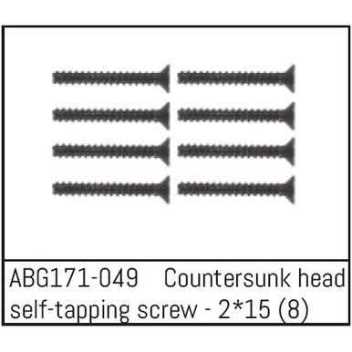 Absima Countersunk Screw M2*15 (8)  | z.b. für :Absima Truggy First Step   | Artikelnummer:  ABG171-049