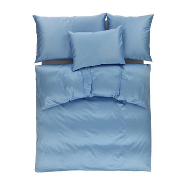 Satin Uni Bettwäsche azur | 65x100cm | Artikelnummer: 84.0022        
