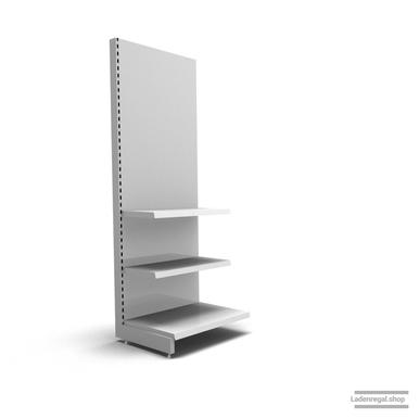 Ihr individuelles Wandregal | H 210 cm | B 66,5 cm | T 57 cm | 2 FB T 37 cm | RAL 7035 | Artikelnummer: AF-665-210-57-2-37-L