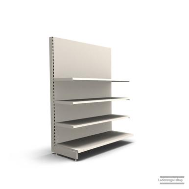 Ihr individuelles Wandregal | H 180 cm | B 125 cm | T 57 cm | 3 FB T 47 cm | RAL 9001 | Artikelnummer: AF-125-180-57-3-47-J
