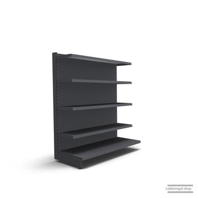 Ihr individuelles Wandregal | H 160 cm | B 125 cm | T 57 cm | 4 FB T 37 cm | RAL 7015 | Artikelnummer: AF-125-160-57-4-37-S
