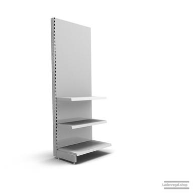 Ihr individuelles Wandregal | H 210 cm | B 66,5 cm | T 47 cm | 2 FB T 37 cm | RAL 7035 | Artikelnummer: AF-665-210-47-2-37-L