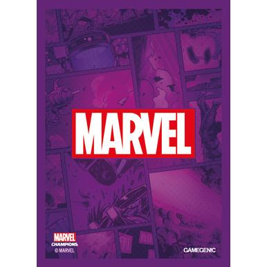 MARVEL CHAMPIONS Art-Sleeves - Marvel Purple | Farbcode Grau - GAMEGEN!C - 66 x 91 mm | Artikelnummer: 4251715409794