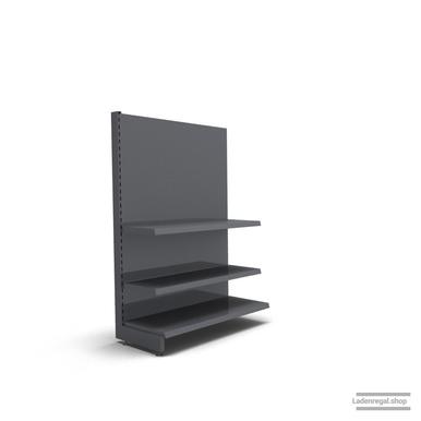 Ihr individuelles Wandregal | H 160 cm | B 100 cm | T 47 cm | 2 FB T 37 cm | RAL 7015 | Artikelnummer: AF-100-160-47-2-37-S