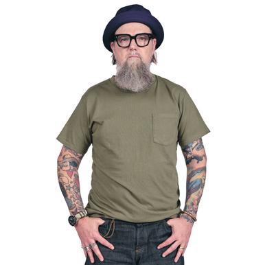 Pocket Tee | Made in USA | Olive | Artikelnummer: 5858-1773-5070-3