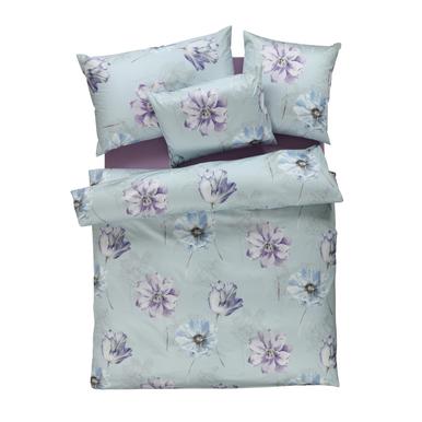 Feinsatin Bettwäsche Smilla blau | 160x240cm | Artikelnummer: 50.298.02 blau 