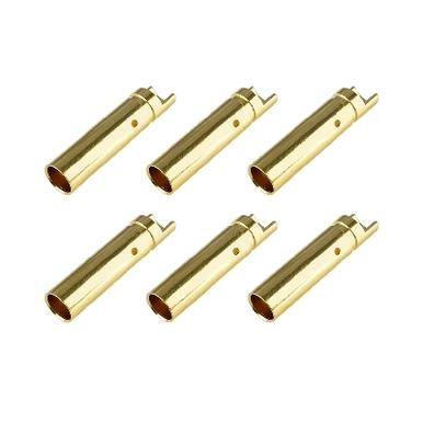 Team Corally - Bullit Steckverbinder 4.0mm - Buchse - Vergoldet - Ultra niedrigen Widerstand - 6 St |  | Artikelnummer: C-50162