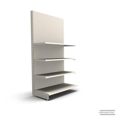 Ihr individuelles Wandregal | H 210 cm | B 100 cm | T 57 cm | 3 FB T 47 cm | RAL 9001 | Artikelnummer: AF-100-210-57-3-47-J