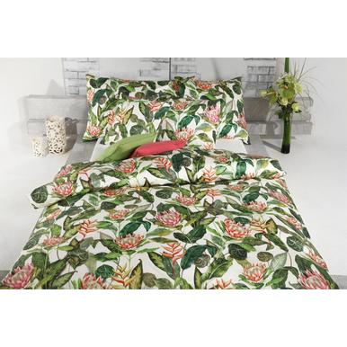 Satin Bettwäsche Regula grün | 65x100cm | Artikelnummer: 50.266.03        