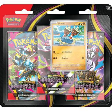 Pokémon 3-Pack-Blister Mega-Entwicklung: Dunkelnacht |  | Artikelnummer: 0196214142428