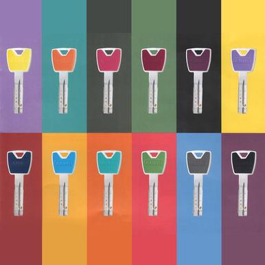 EC 880 Designclip | Farbkappe für ABUS EC 880 Schlüssel - Individualisierung für Ihren Schlüssel | Artikelnummer: 766411
