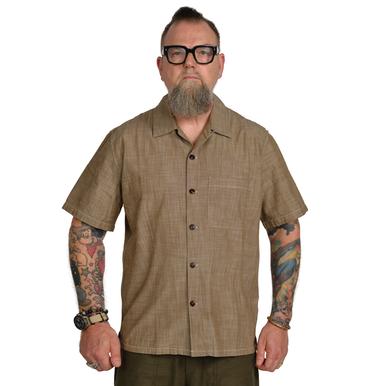 Bowling Shirt | Pinhais | Green Chambray | Artikelnummer: 5020-5548-8320
