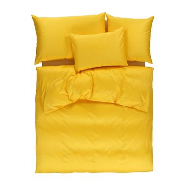 Satin Uni Bettwäsche gelb | 65x65cm | Artikelnummer: 84.0005              