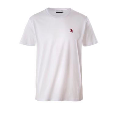 T-Shirt Black Falcon | Farbe: weiß / 100% Baumwolle (200 gr) | Artikelnummer: TS-2003-19-F-1181-XXL