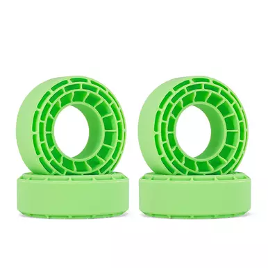 INJORA 4 x Silikon-Gummi-Einsätze für 56–58 mm x 24 mm Reifen (grün, klein) |  | Artikelnummer: IJ-DGT-1056GN